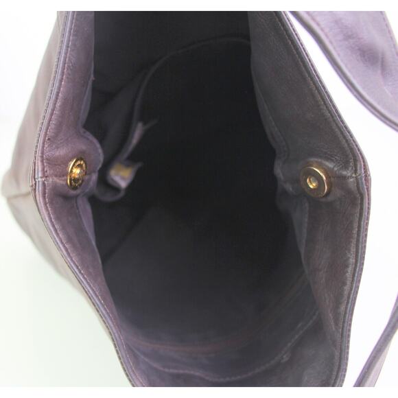 SVEN MADE IN USA BROWN GENUINE LEATHER BACKPACK SHOULDER BAG HANDBAG BOHO PURSE - Picture 6 of 11